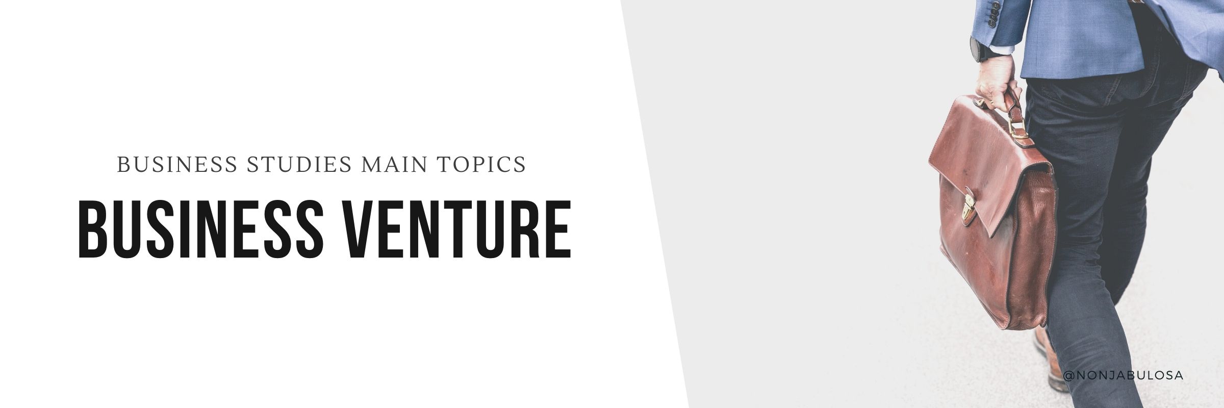 Business Studies Categories, Business Venture, Header Image